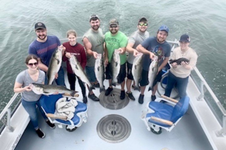 a group of people posing for the camera