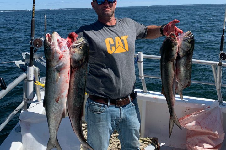 a man holding a fish in the water