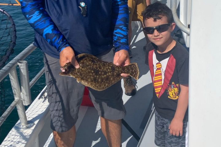 a group of people standing next to a man